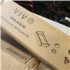 Image 3 : VIVO DUAL MONITOR DESK MOUNT WITH CLAMP ON KEYBOARD TRAY AND DESK ACCESORY WORKSPACE KIT