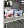 Image 2 : BOX OF NIKE AND OTHER SHOES AND 2 SWISSMAR FONDUE SETS
