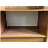 Image 2 : TEAK 2PC CABINET, 62 INCH LONG, 72 INCH TALL