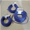 Image 1 : 200FT OF CAT-6 ETHGERNET CABLE, 100FT LENGTH, AND 2 50 FT LENGTHS