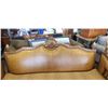 Image 9 : AS NEW ORNATE AND HIGHLY DECORATED SOFA, RETAILS $4800, LEATHER BACKING, AS NEW CONDITION, 1 OF A KI