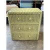 Image 1 : WICKER 3 DRAWER DRESSER