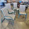 Image 1 : FOUR OUTDOOR CHAIRS