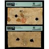 Image 2 : Dominican Republic, 1853, Two Banknotes, PMG graded Fine 12 with comments,