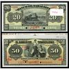 Image 1 : Mexico, Banco de Tamaulipas, Assortment of Specimen and Issued Banknotes, ca. 1914 (Pick-S429),