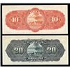 Image 8 : Mexico, Banco de Tamaulipas, Assortment of Specimen and Issued Banknotes, ca. 1914 (Pick-S429),