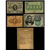 Image 1 : Colonial and Fractional Currency Quintet, ca. 1775 to 1864,