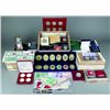 Image 1 : Israel, Silver Commemorative Medal and Coin set Accumulation, 1960-90s, With Additional World Paper 