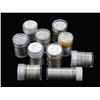 Image 1 : 1964 and Earlier Silver Half Dollar Rolls and one Quarter Roll.,