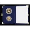 Image 2 : 1987 American Gold Eagle Set of Two: 1-Ounce 1987-W, and & frac12;-Ounce 1987-P Proof,