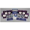 Image 1 : Silver American Proof Eagle Collection with Eisenhower Proof Coins Added, 1971-2000.,