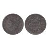 Image 1 : Large Cent Quintet, Civil War Store Card & 2 Cent Piece, ca. 1838-64.,
