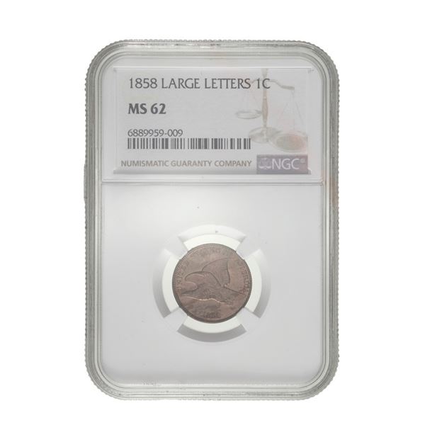 1858-L, Flying Eagle Cent,