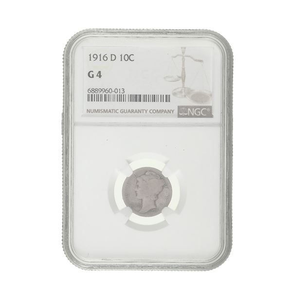 1916-D Mercury Dime,