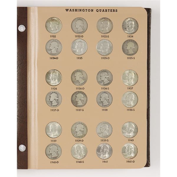 Silver Washington Quarter Collection, with Later, Nearly Complete in Proof & Uncirculated Condition,