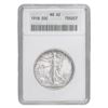 Image 1 : 1918 Walking Liberty Half Dollar, ANACS MS 62,
