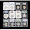 Image 1 : 1934//1947-D Walking Liberty Half Dollars, Graded Group of 12,