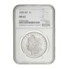 Image 1 : 1878 Morgan Dollar. 8 Tail Feathers NGC MS62,
