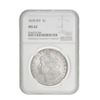 Image 1 : 1878 Morgan Dollar. 8 Tail Feathers NGC MS62,