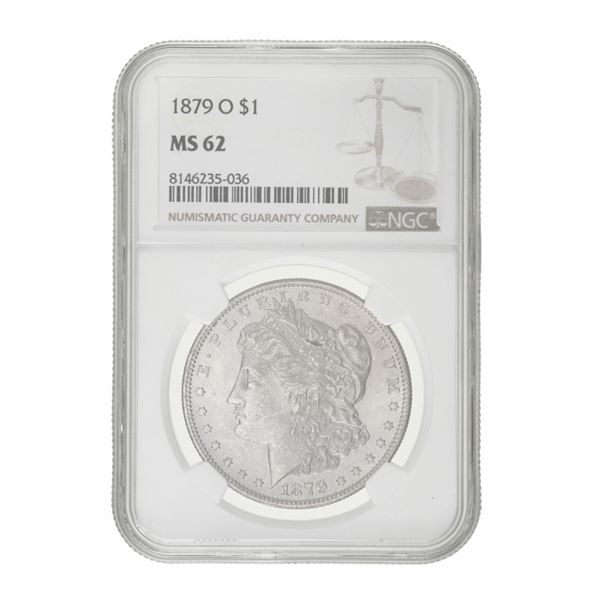 1879-O Morgan Dollar NGC MS62,