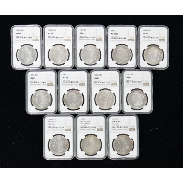 1881-O//1900 Morgan Dollars,