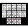 Image 2 : 1885-O Morgan Dollar NGC MS60 to MS 63, Group of 13 coins,