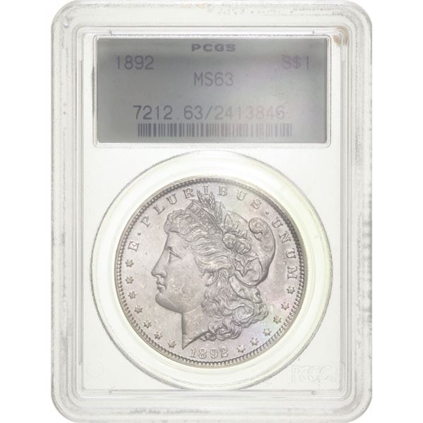 1892 Morgan Dollar,