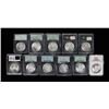 Image 2 : Morgan Early PCGS Graded Green and Blue Label Silver Dollar Collection, 1878-1903.,