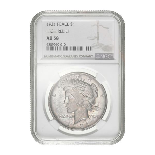 1921 Peace Dollar,