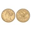 Image 1 : 1901 Liberty $5 Half Eagle, Choice AU to Uncirculated.,