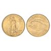 Image 1 : 1908 $20 Saint-Gaudens, No Motto, Uncirculated.,