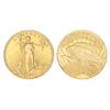 Image 1 : 1927 $20 Saint-Gaudens, No Motto, AU to Uncirculated.,
