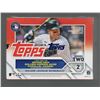 Image 1 : 2023 Topps Series Two Blaster Box. 7 Packs plus 1 Commemorative Patch Card. Look for Golden Mirror B