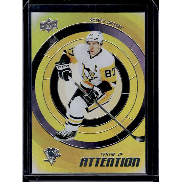 Sidney Crosby Centre of Attention 2022-23 Upper Deck Series 1 #CA-5