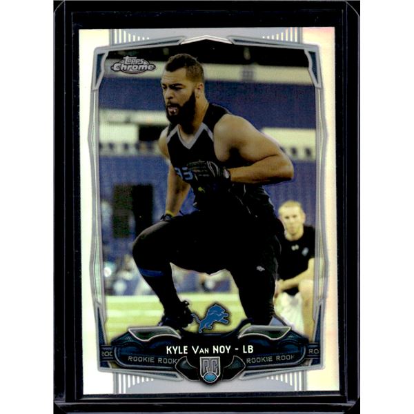 Kyle Van Noy Refractor Rookie Card 2014 Topps Chrome #205