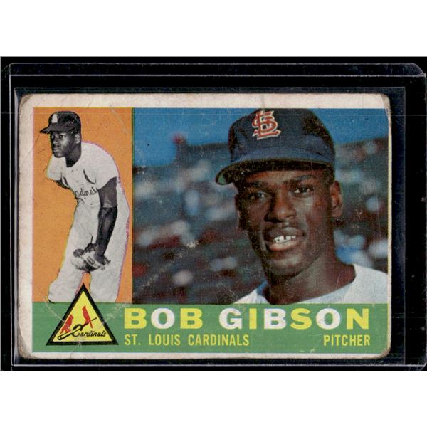 Bob Gibson Topps #73  See pictures for condition