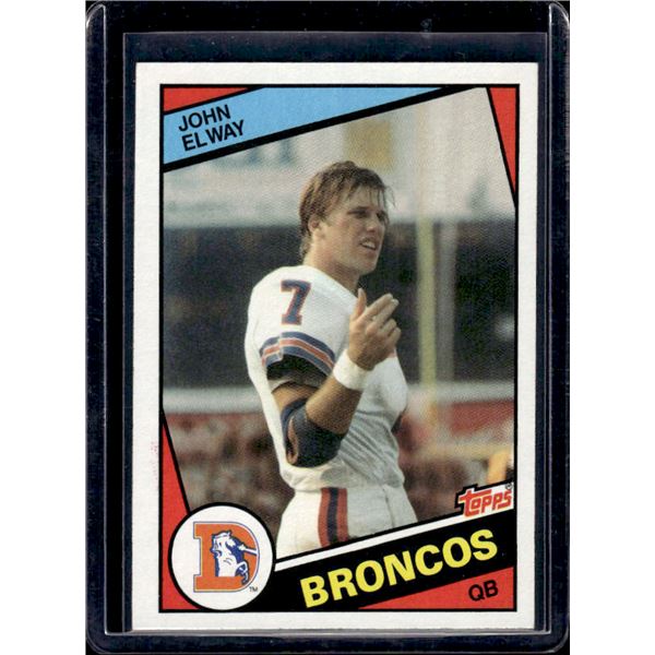 John Elway ROOKIE CARD 1983 Topps #63. It's really in superb condition.