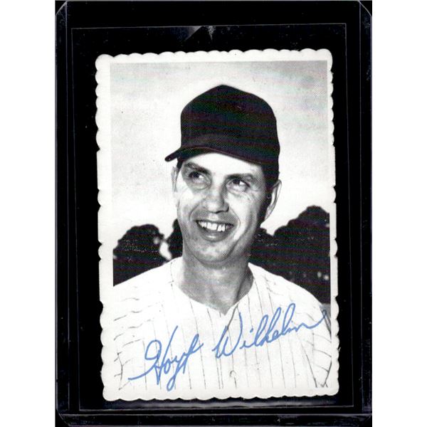 1969 Topps Deckle Edge Hoyt Wilhelm Card #11 of a 33 card set