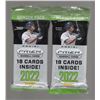 Image 1 : 2022 Panini Prizm Baseball Value Packs. 18 Cards per pack.