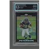Image 1 : Adrian Peterson Refractor Rookie Card 2007 Topps Chrome #TC181 Graded Arena Club 9.5