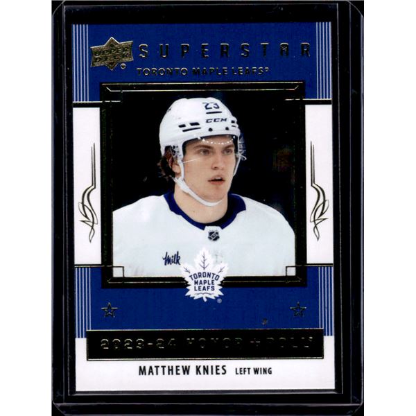 Matthew Knies Rookie Card 2023-24 Upper Deck Honor Roll #HR67