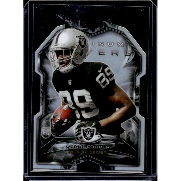 Amari Cooper Die-Cut Rookie Card 2015 Topps Platinum #PDC-AC