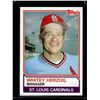 Whitey Herzog Manager Card St. Louis Cardinals 1983 Topps #186