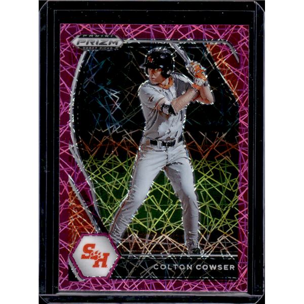 Colton Cowser Pink Velocity Prizm 2021 Panini Prizm Draft Picks #PDP5