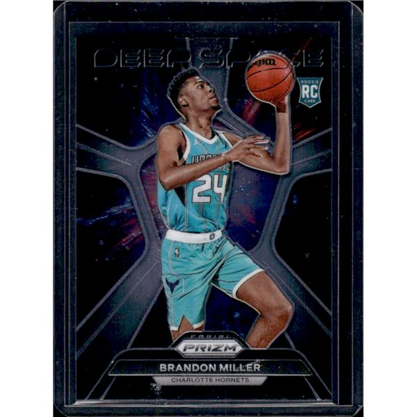 Brandon Miller Rookie Card 2023-24 Panini Prizm Deep Space #2