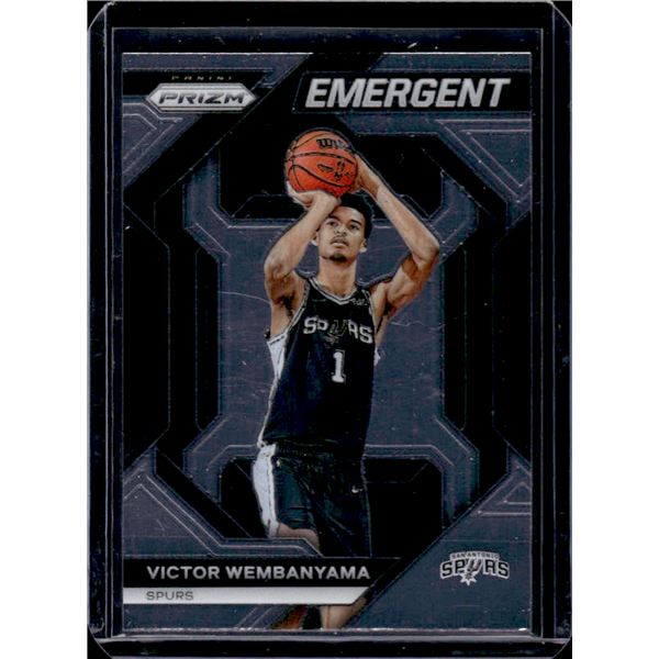 Victor Wembanyama Emergent Rookie Card 2023-24 Panini Prizm #12
