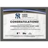 Image 2 : Aaron Judge Commemorative Batting Helmet 2022 Topps #BH-AJ