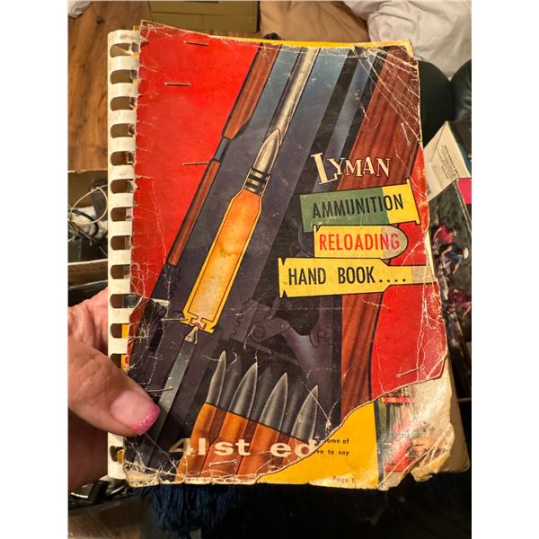 Lyman ammunition reloading hand book