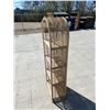 Image 4 : Vintage Wicker Open Display Shelf - Approx: 25x12" & 63.5"T see all photos