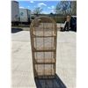 Image 5 : Vintage Wicker Open Display Shelf - Approx: 25x12" & 63.5"T see all photos